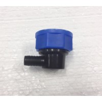 CONNECTOR, SCHOLLE #1910L BLUE FOR 3/8” ID TUBE